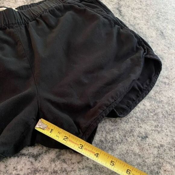 Madewell Extra Small XS Black Shorts Pull On Pockets Women's Stretch Casual - Picture 7 of 8